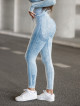 Seamless leggings PUSH UP MAX MARBLE K111 blaue jeans MITARE