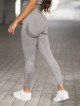 Seamless leggings PUSH UP MAX K001 light grey MITARE