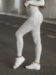 Leggings sin costuras PUSH UP MAX MARBLE K111 gris claro MITARE