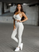 Seamless leggings PUSH UP MAX K001 latté MITARE
