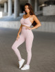 Legging sans couture PUSH UP MAX K001 violet clair MITARE