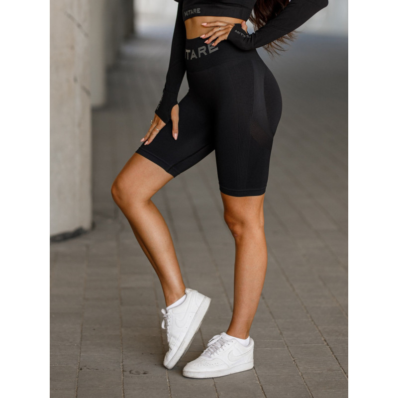 Seamless shorts PUSH UP MAX K077 black MITARE
