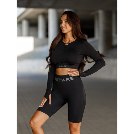 Pantaloncini senza cuciture PUSH UP MAX K077 nero MITARE
