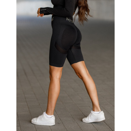 Spodenki bezszwowe PUSH UP MAX K077 czarne MITARE
