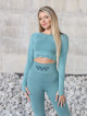 Legging gainant amincissant PUSH UP MAX K001A vert MITARE