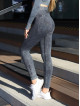 Leggings modellanti snellenti PUSH UP MAX MARBLE K111A nero MITARE