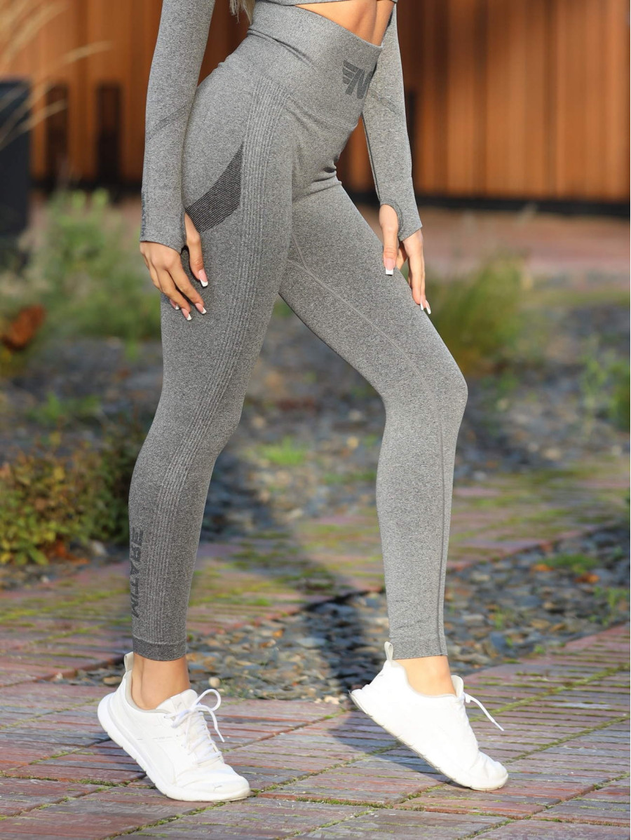 Leggings modellanti snellenti PUSH UP MAX K001A grigio scuro MITARE