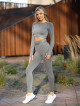 Shaping slimming leggings PUSH UP MAX K001A dark grey MITARE