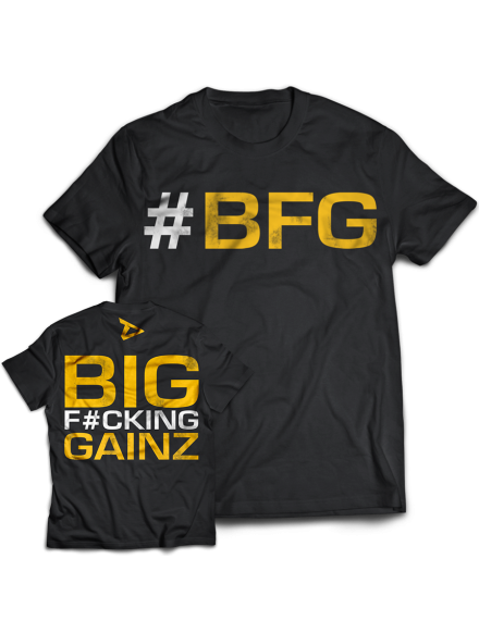 Koszulka BIG FUCKING GAINZ MODEL D019 DEDICATED