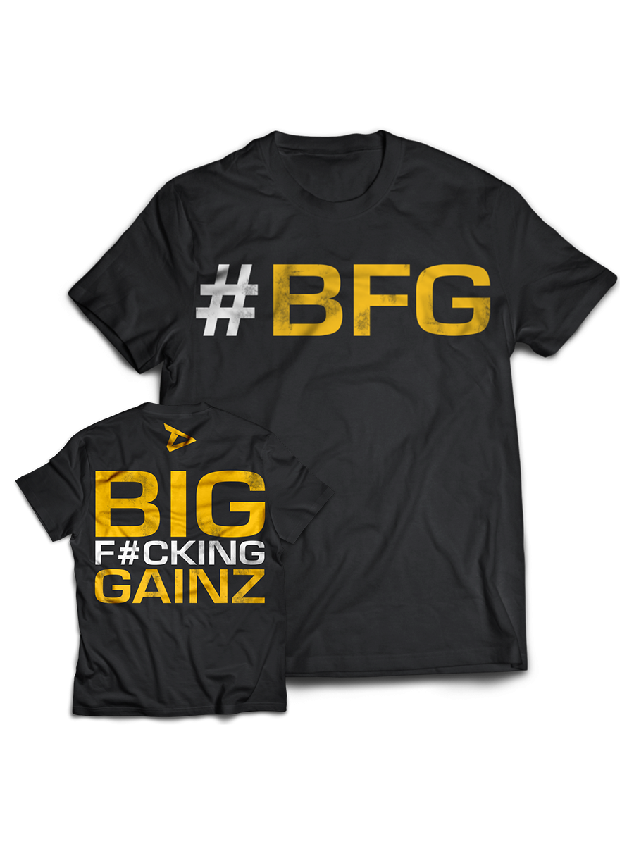 Koszulka BIG FUCKING GAINZ MODEL D019 DEDICATED