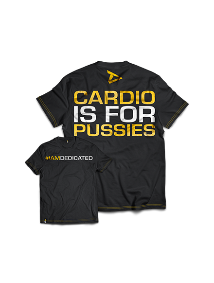 T-shirt CARDIO IS FOR PUSSIES MODEL D047 DEDICATED