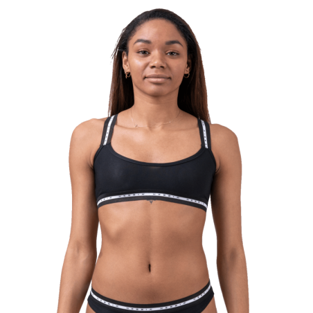 Biustonosz sportowy MESH ME N540 czarny NEBBIA