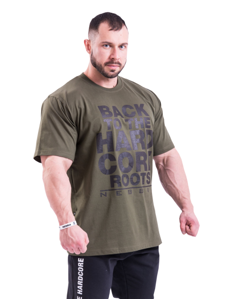 Koszulka MODEL N391 KHAKI NEBBIA