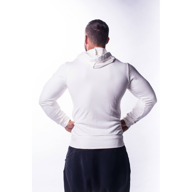 AW Bluza z kapturem MODEL N720 KREMOWY NEBBIA