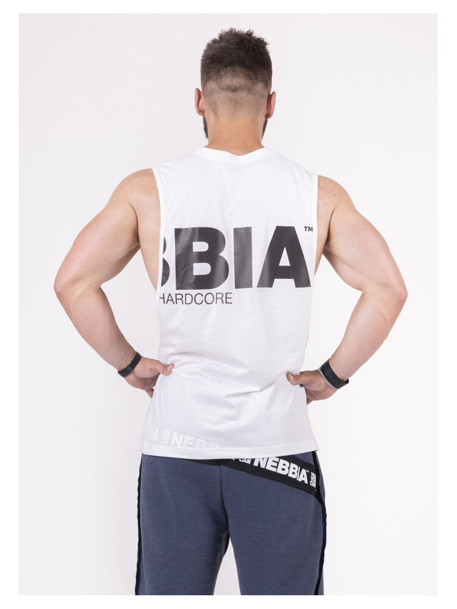 Tank top "Hardcore" N144 BIAŁA NEBBIA