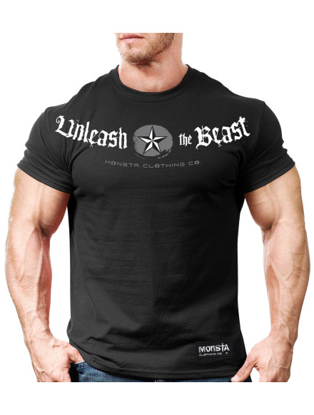 T-shirt męski M017 Black MONSTA 2