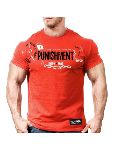 T-shirt Punishment Under Way M085 RED MONSTA