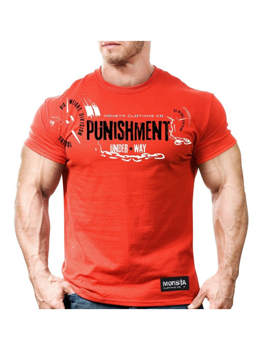 T-shirt Punishment Under Way M085 RED MONSTA