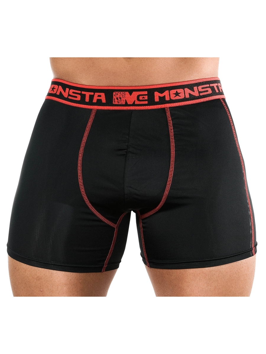 Bokserki MONSTA M163 BLACK/RED MONSTA