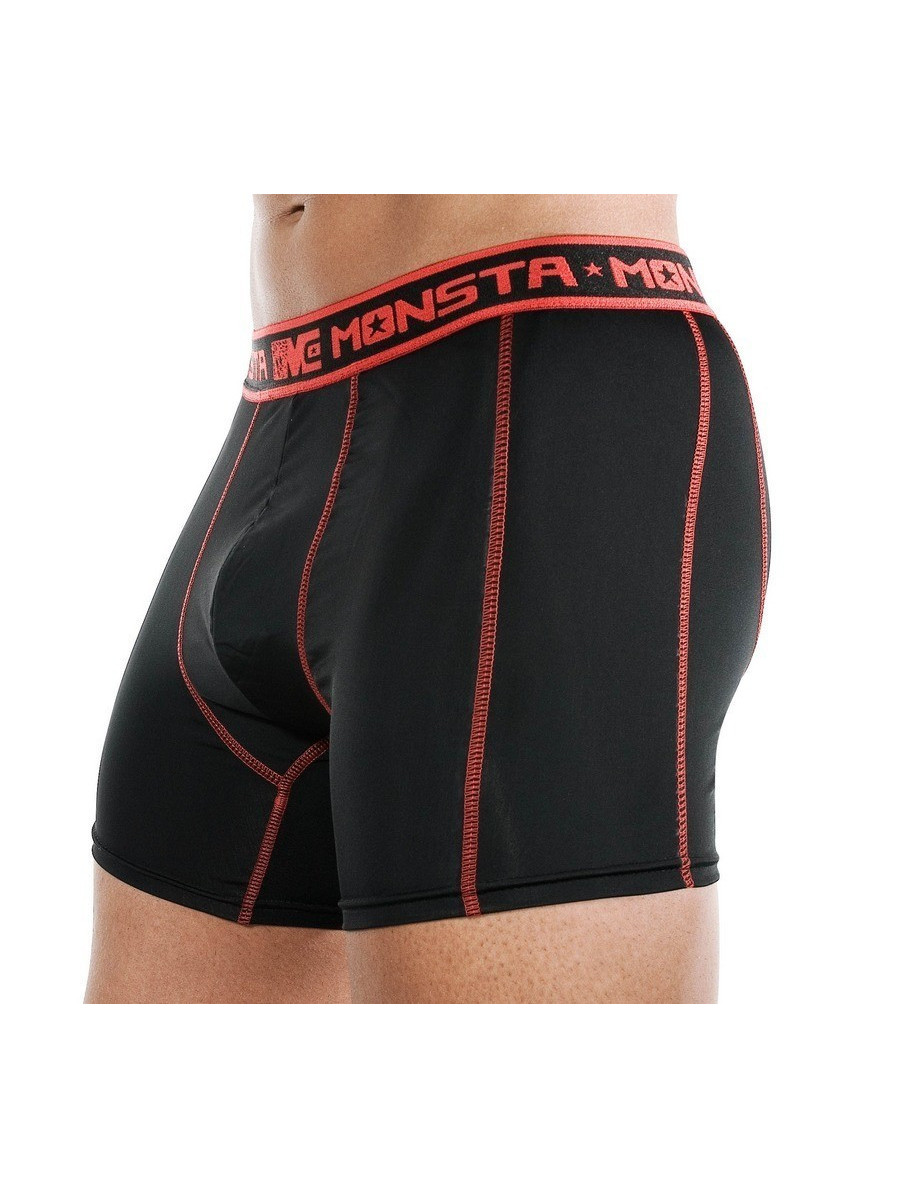 Bokserki MONSTA M163 BLACK/RED MONSTA