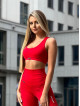 Pantalones cortos BEAUTY K038 rojo MITARE