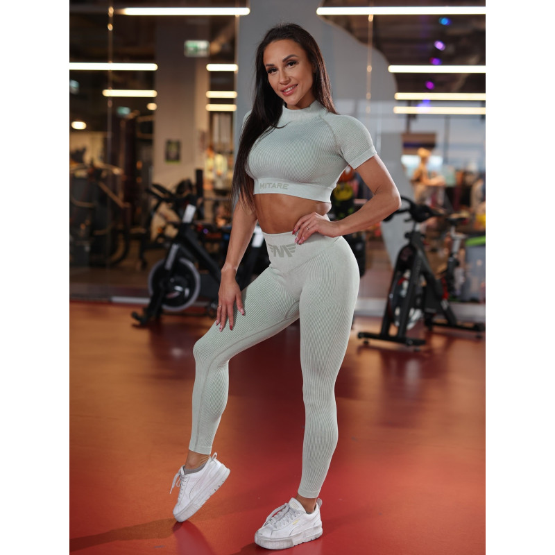 Legginsy modelujące wyszczuplające DREAM PUSH UP ANGEL K108A oliwkowe MITARE