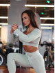 Seamless Crop Top DREAM K107 olive MITARE