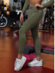 Legging gainant amincissant DREAM PUSH UP ANGEL K108A vert MITARE