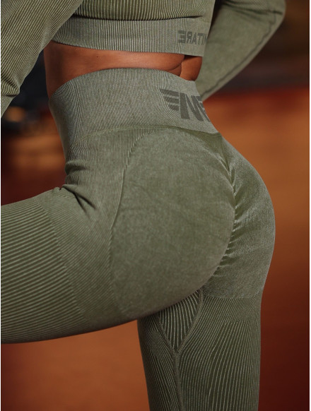 Legginsy modelujące wyszczuplające DREAM PUSH UP ANGEL K108A zielone MITARE
