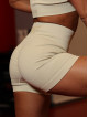 Seamless shorts DREAM PUSH UP K109 beige MITARE