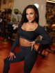 Crop Top Sans Couture DREAM K107 graphite MITARE
