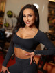 Nahtloses Crop Top DREAM K107 graphit MITARE