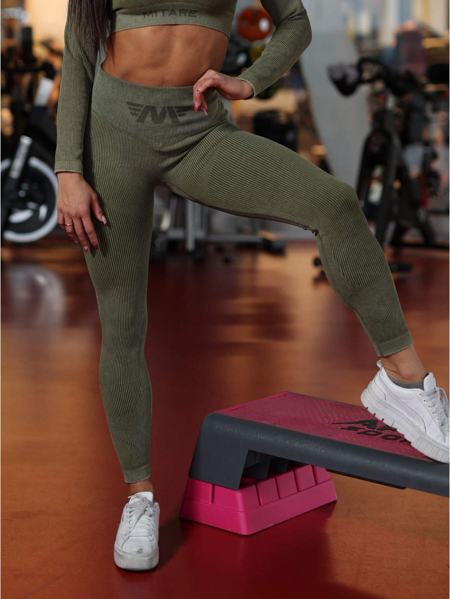 Slimming shaping leggings DREAM PUSH UP ANGEL K108A green MITARE