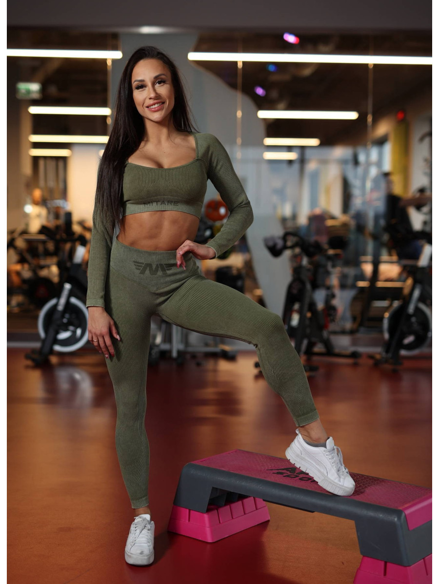 Crop Top Sans Couture DREAM K107 vert MITARE
