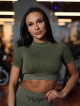 Seamless t-shirt DREAM K104 green MITARE