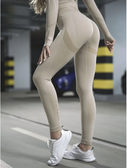 Shaping slimming leggings PUSH UP MAX ANGEL K001A beige MITARE