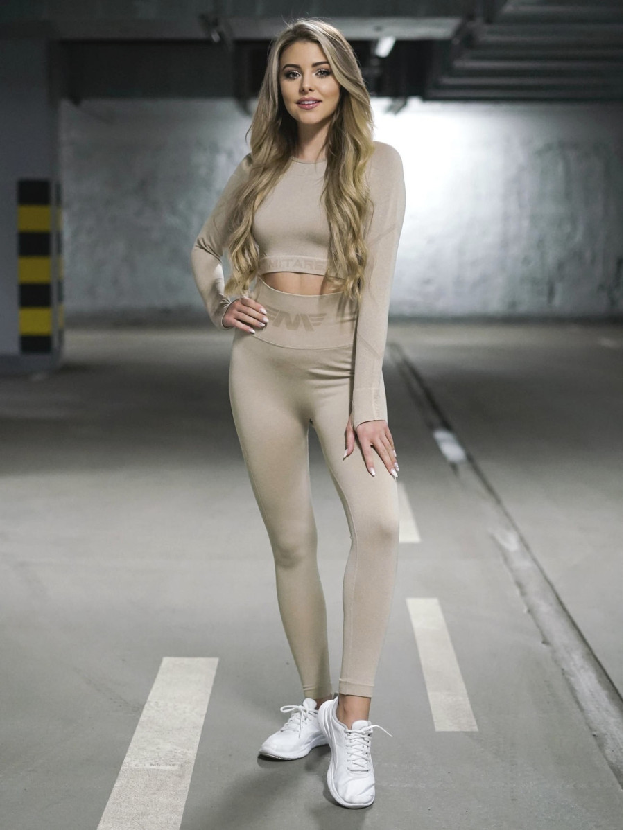 Legging gainant amincissant PUSH UP MAX ANGEL K001A beige MITARE