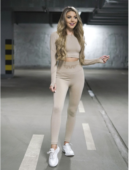Legging gainant amincissant PUSH UP MAX ANGEL K001A beige MITARE 2