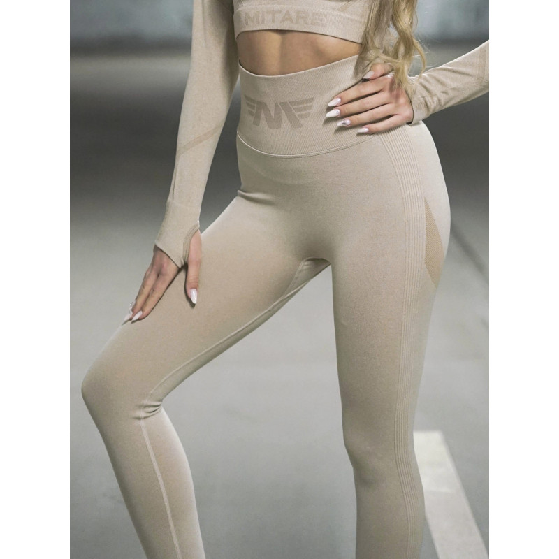 Leggings reductores moldeadores PUSH UP MAX ANGEL K001A beige MITARE