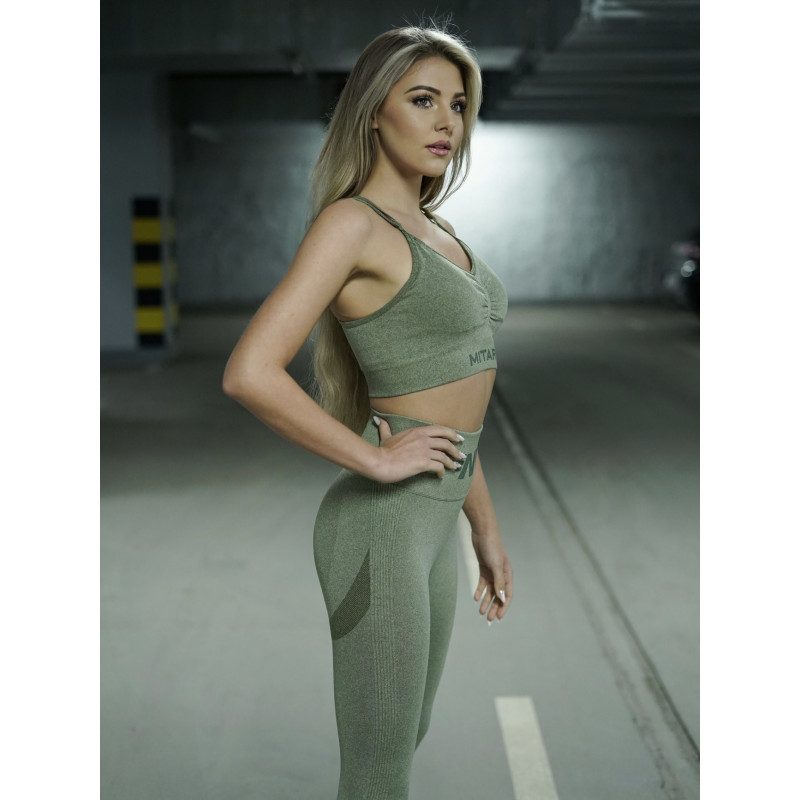 Seamless bra LOVELY K002 army green MITARE