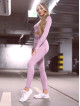Leggings reductores moldeadores PUSH UP MAX ANGEL K001A morado claro MITARE