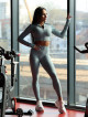 Shaping slimming leggings PUSH UP STREET COLLECTION K127 light sea green MITARE