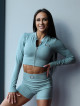 Crop top STREET COLLECTION K125 vert d'eau clair MITARE