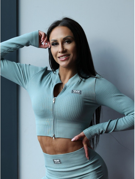 Crop Top STREET COLLECTION K125 hell meergrün MITARE