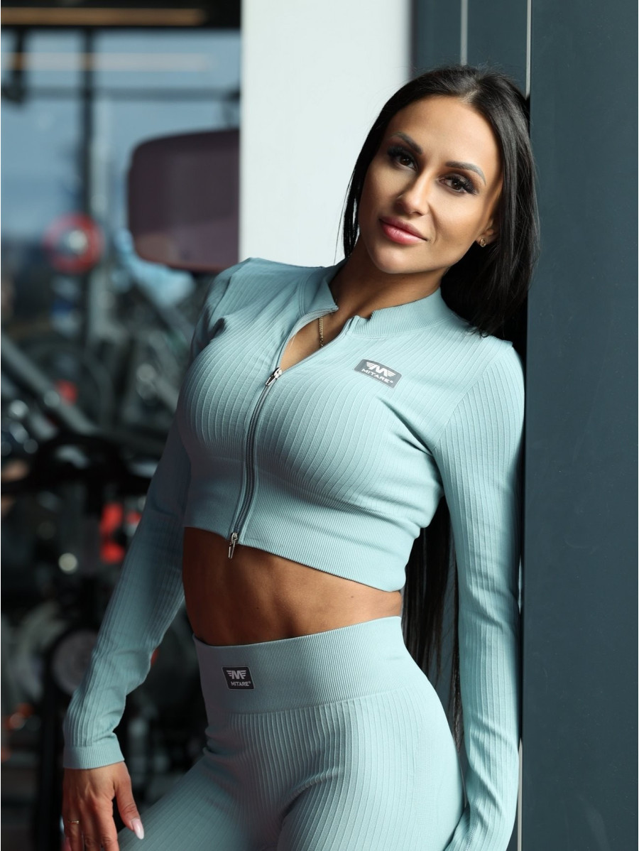 Crop top STREET COLLECTION K125 vert d'eau clair MITARE
