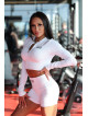 Crop top STREET COLLECTION K125 blanc MITARE