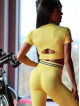 Legging sans couture SLIM PUSH UP K078 jaune MITARE