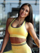 Soutien-gorge sans couture SLIM PUSH UP K079 jaune MITARE