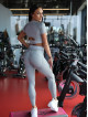 Legging sans couture SLIM PUSH UP K078 gris MITARE