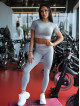 T-Shirt SLIM PUSH UP K117 grau MITARE